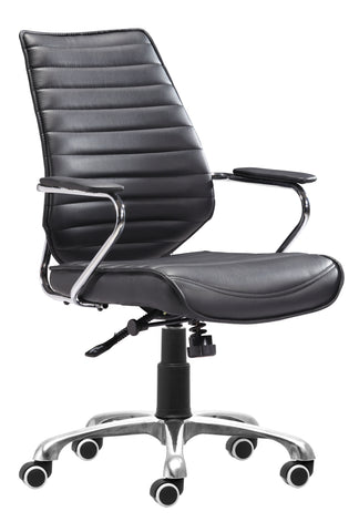 Zuo Enterprise Low Back Office Chair Black