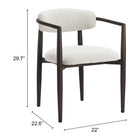 Zuo Midori Dining Chair White