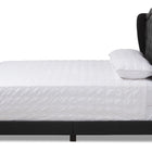 Baxton Studio Aden Modern and Contemporary Charcoal Grey Fabric Upholstered Full Size Bed