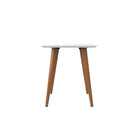 Manhattan Comfort Utopia Contemporary Modern 17" Square End Table in White
