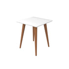 Manhattan Comfort Utopia Contemporary Modern 17" Square End Table in White