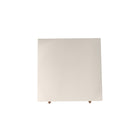 Manhattan Comfort Utopia Contemporary Modern 17" Square End Table in Off White