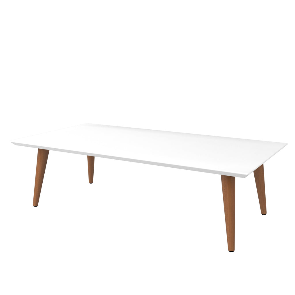 Manhattan Comfort Utopia Contemporary Modern 40" Coffee Table in White