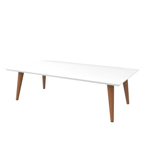 Manhattan Comfort Utopia Contemporary Modern 40" Coffee Table in White