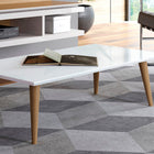Manhattan Comfort Utopia Contemporary Modern 40" Coffee Table in White