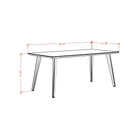 Manhattan Comfort Utopia Contemporary Modern 40" Coffee Table in White