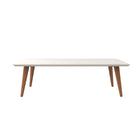 Manhattan Comfort Utopia Contemporary Modern 40" Coffee Table in Off White