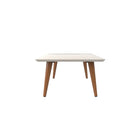 Manhattan Comfort Utopia Contemporary Modern 40" Coffee Table in Off White