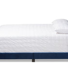 Baxton Studio Darcy Luxe and Glamour Navy Velvet Upholstered Full Size Bed