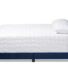 Baxton Studio Darcy Luxe and Glamour Navy Velvet Upholstered King Size Bed