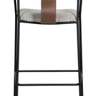 Zuo Couva Barstool (Set of 2) Gray Tweed