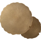 Zuo Mavro Accent Table Brass