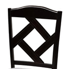 Baxton Studio Carlin Modern Transitional Grey Fabric Upholstered and Dark Brown Finished Wood 7-Piece Dining Set