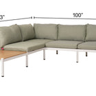 Zuo Lychee Modular Sectional Green