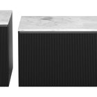 Zuo Ormara Coffee Table Set (2-Piece) White & Black