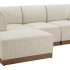 Zuo Christy Corner Chair Beige