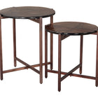Zuo Gema Coffee Table Set (2-Piece) Bronze