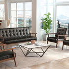 Zuo Tintern Coffee Table White & Antique Bronze