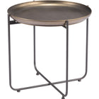 Zuo Bronson Side Table Bronze