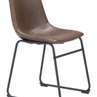 Zuo Smart Dining Chair (Set of 2) Vintage Espresso