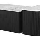 Zuo Ormara Coffee Table Set (2-Piece) White & Black