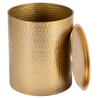 Zuo Coldveil Storage Side Table Gold