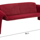 Zuo Horten Sofa Red