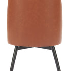 Zuo Keppel Swivel Dining Chair (Set of 2) Brown