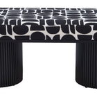 Zuo Botoia Bench Black & White