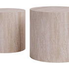 Zuo Carzo Coffee Table Set (2-Piece) Stone Beige