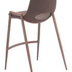 Zuo Desi Counter Stool (Set of 2) Brown & Walnut