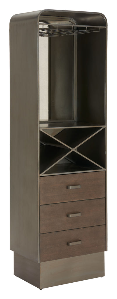 Zuo Hole Bar Cabinet Bronze