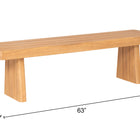Zuo Nimone Bench Natural