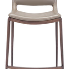 Zuo Ace Counter Stool (Set of 2) Brown & Walnut