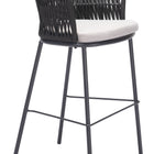 Zuo Freycinet Barstool (Set of 2) Black