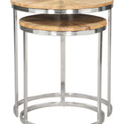 Zuo Bari Nesting Table Set (2-Piece) Natural