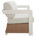 Zuo Gelo Sofa White & Brown