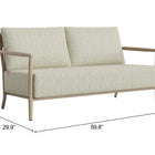 Zuo Sora Loveseat Green