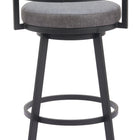 Zuo Gimsby Swivel Barstool Gray