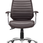 Zuo Enterprise Low Back Office Chair Espresso