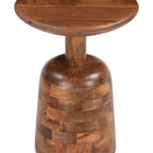 Zuo Kelk Side Table Walnut