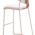 Zuo Meadow Barstool (Set of 4) Cloud White