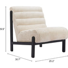 Zuo Maki Accent Chair Beige