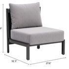 Zuo Horizon Accent Chair Gray