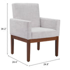 Zuo Senzil Dining Chair Ivory