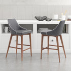 Zuo Moor Counter Stool Dark Gray