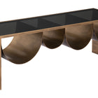Zuo Reed Coffee Table Brass & Black