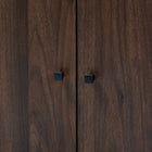 Baxton Studio Rossin Modern and Contemporary Walnut Brown Finished 2-Door Wood Entryway Shoe Storage Cabinet with Open Shelf