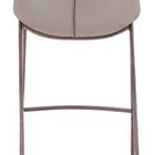 Zuo Magnus Barstool (Set of 2) Brown & Walnut