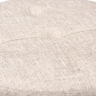 Baxton Studio Vinet Modern and Contemporary Beige Fabric Upholstered Natural Wood Cocktail Ottoman
